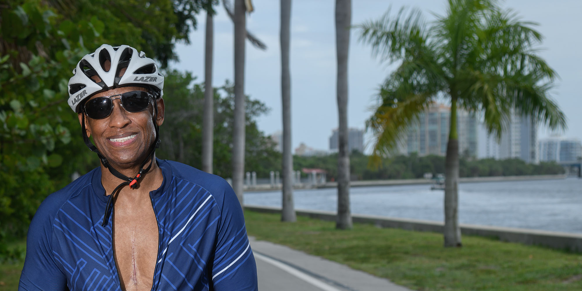 image of male cyclist